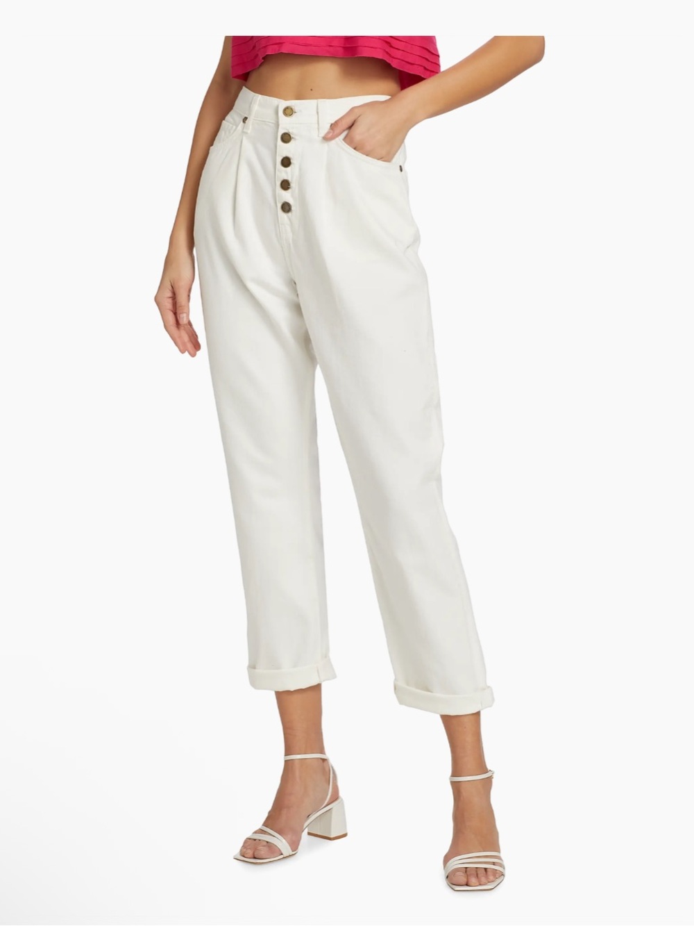 NWT 🌺 Ramy Brook
Pearle High-Rise Cropped Jeans
